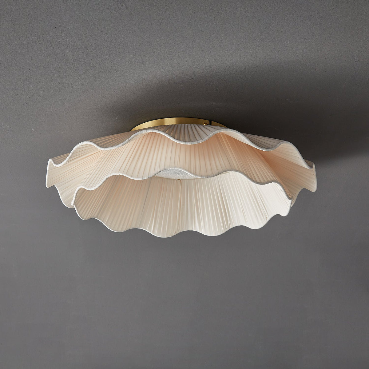 Fabric Wave Ceiling Lamp-Lighting > Ceiling Lights-casanuva-casanuva