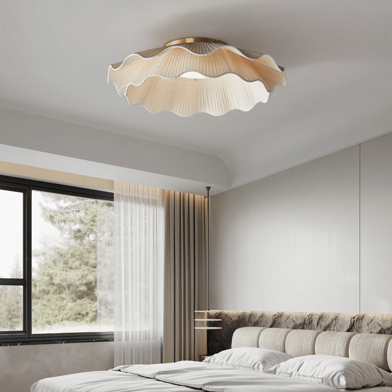 Fabric Wave Ceiling Lamp-Lighting > Ceiling Lights-casanuva-casanuva