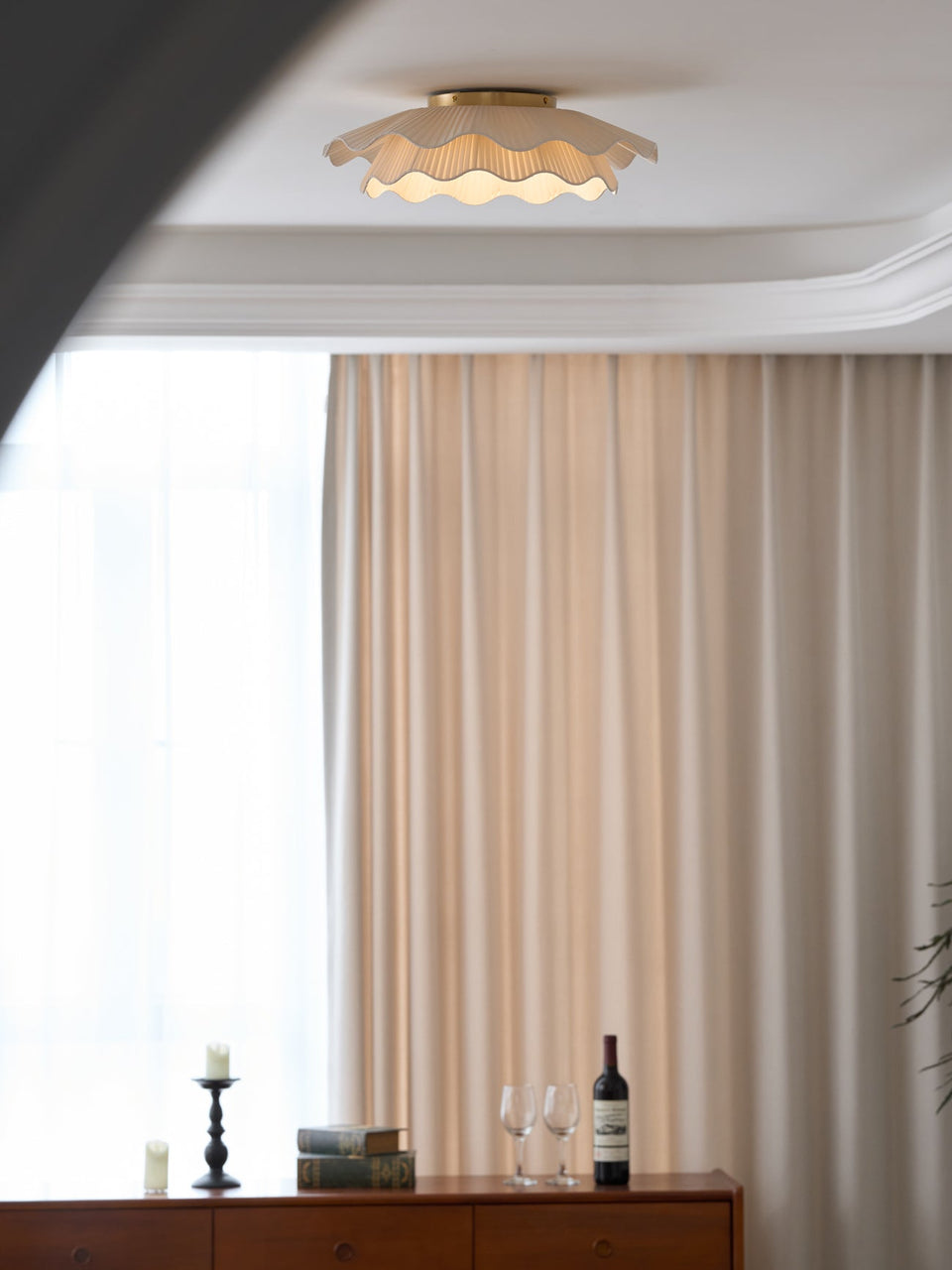 Fabric Wave Ceiling Lamp-Lighting > Ceiling Lights-casanuva-casanuva