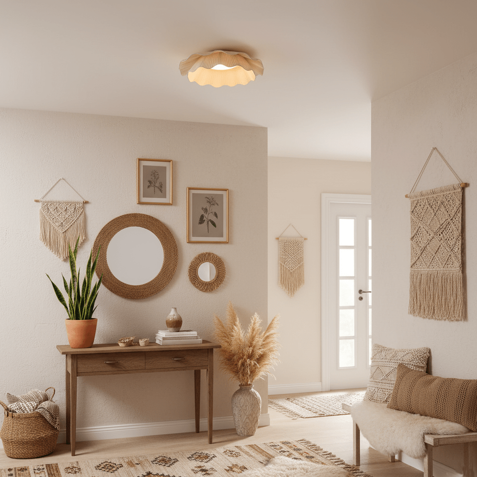 Fabric Wave Ceiling Lamp-Lighting > Ceiling Lights-casanuva-casanuva