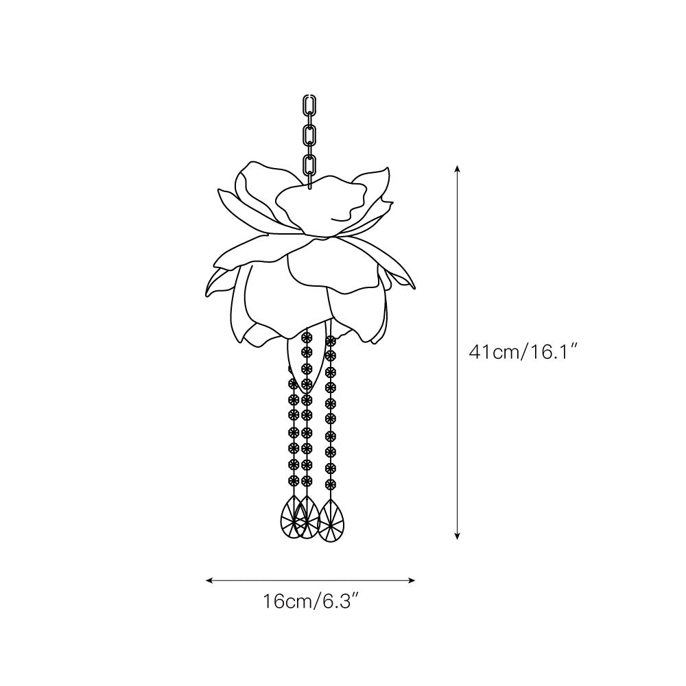 Feldman Pendant Lamp with Lotus Design-Lighting > Pendant Lights-casanuva-casanuva