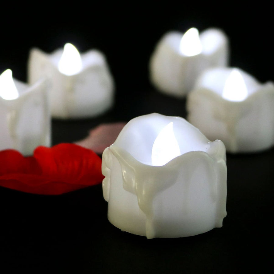 Flameless LED Candles Set of 3 Realistic Flickering Battery Operated-Home Decor > Decorative Accessories-casanuva-White-12 candles-casanuva