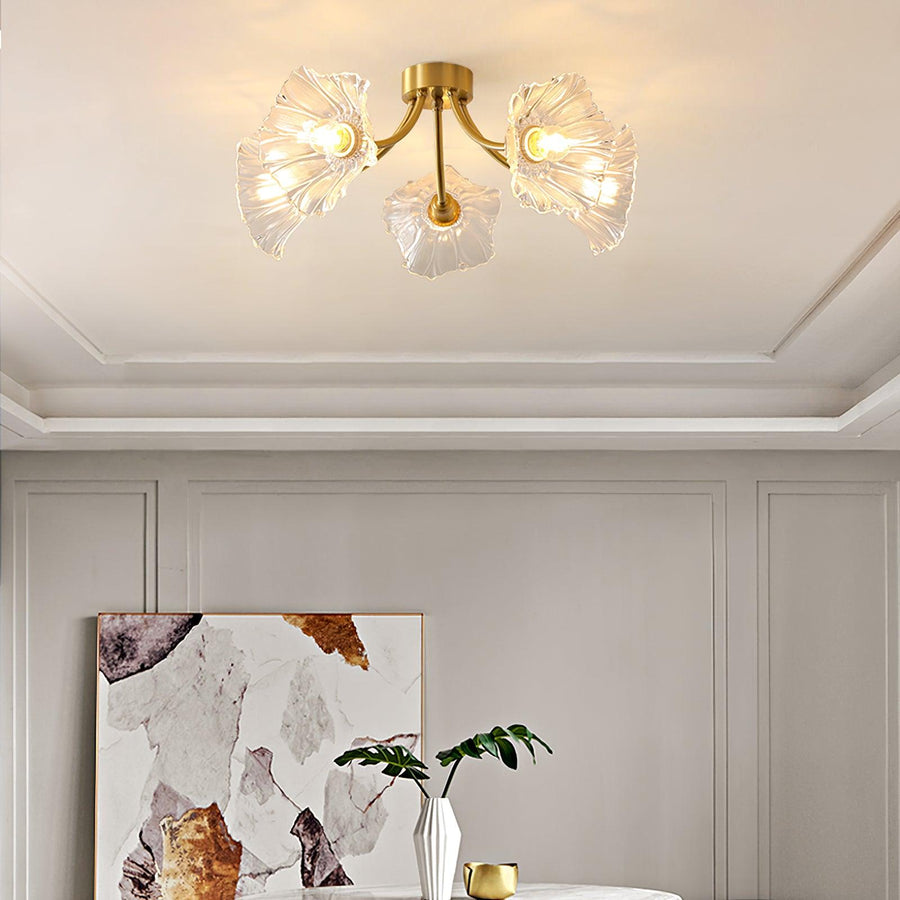Flower Glass Ceiling Lamp-Lighting > Ceiling Lights-casanuva-casanuva