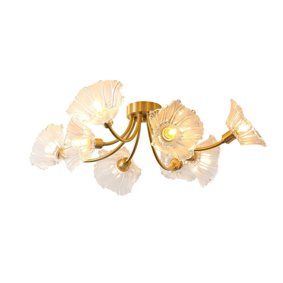 Flower Glass Ceiling Lamp-Lighting > Ceiling Lights-casanuva-casanuva