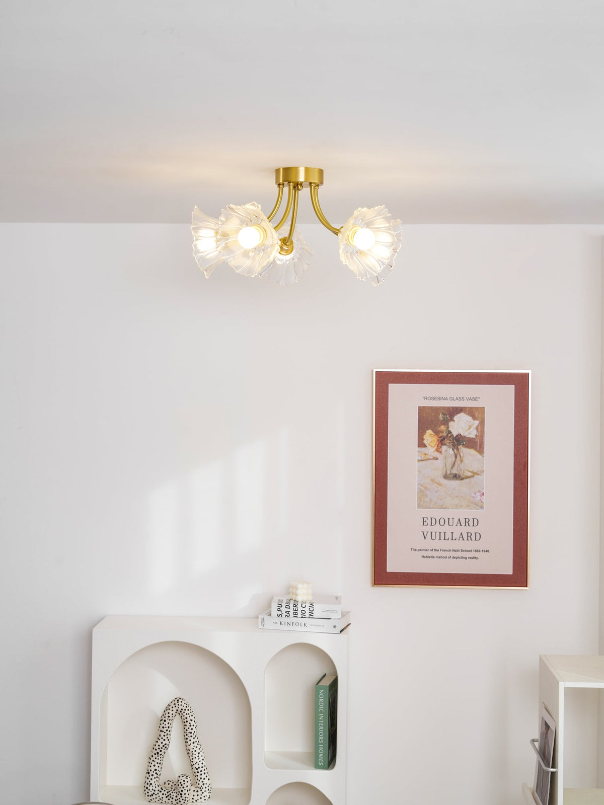 Flower Glass Ceiling Lamp-Lighting > Ceiling Lights-casanuva-casanuva