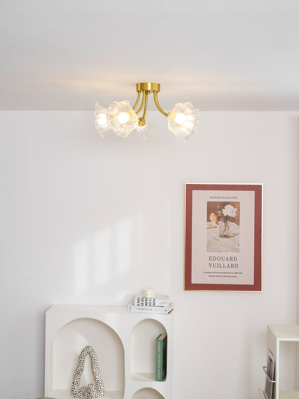 Flower Glass Ceiling Lamp-Lighting > Ceiling Lights-casanuva-casanuva