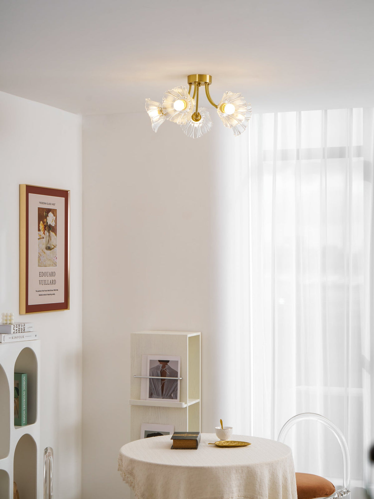 Flower Glass Ceiling Lamp-Lighting > Ceiling Lights-casanuva-casanuva