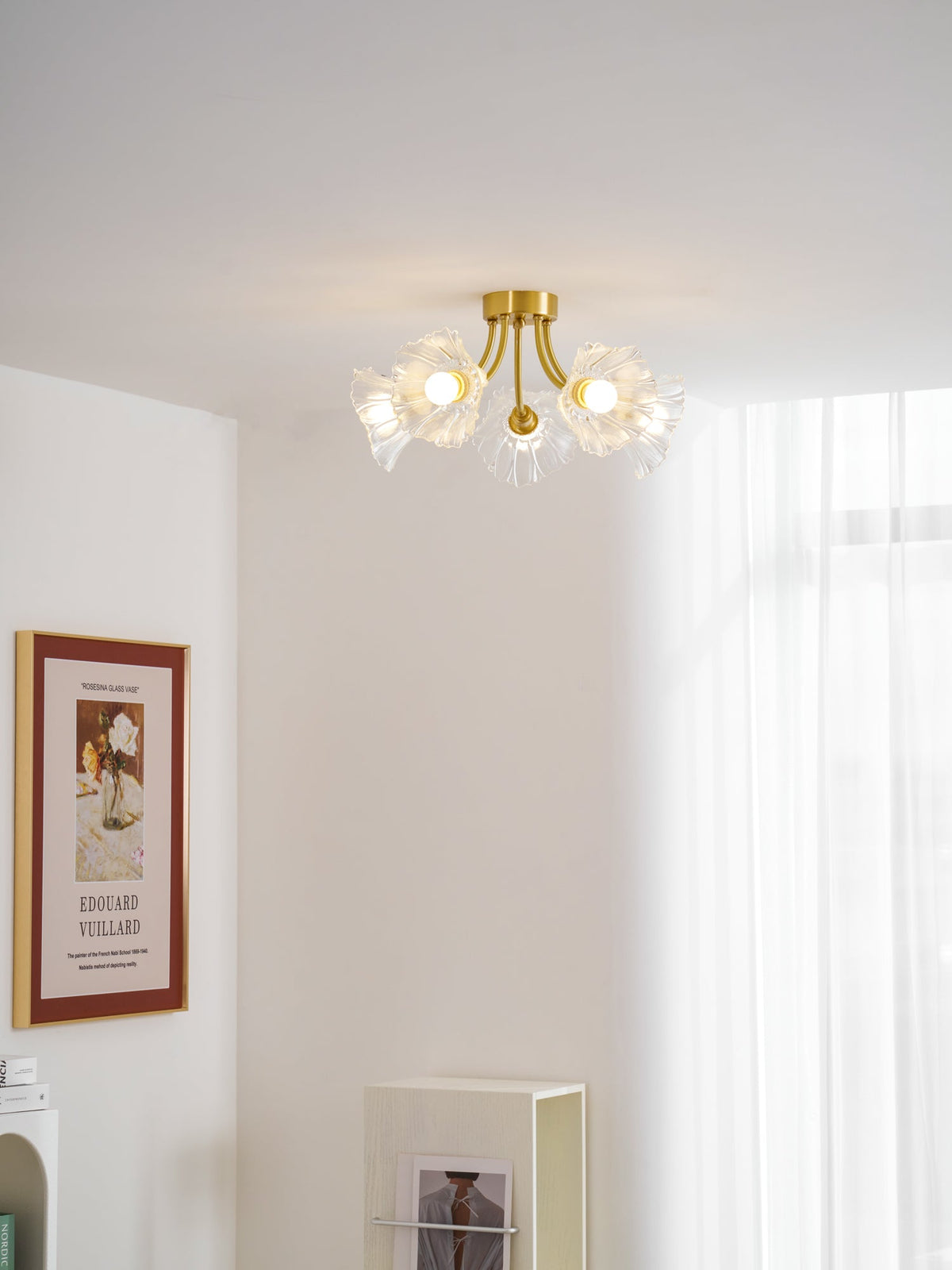 Flower Glass Ceiling Lamp-Lighting > Ceiling Lights-casanuva-casanuva