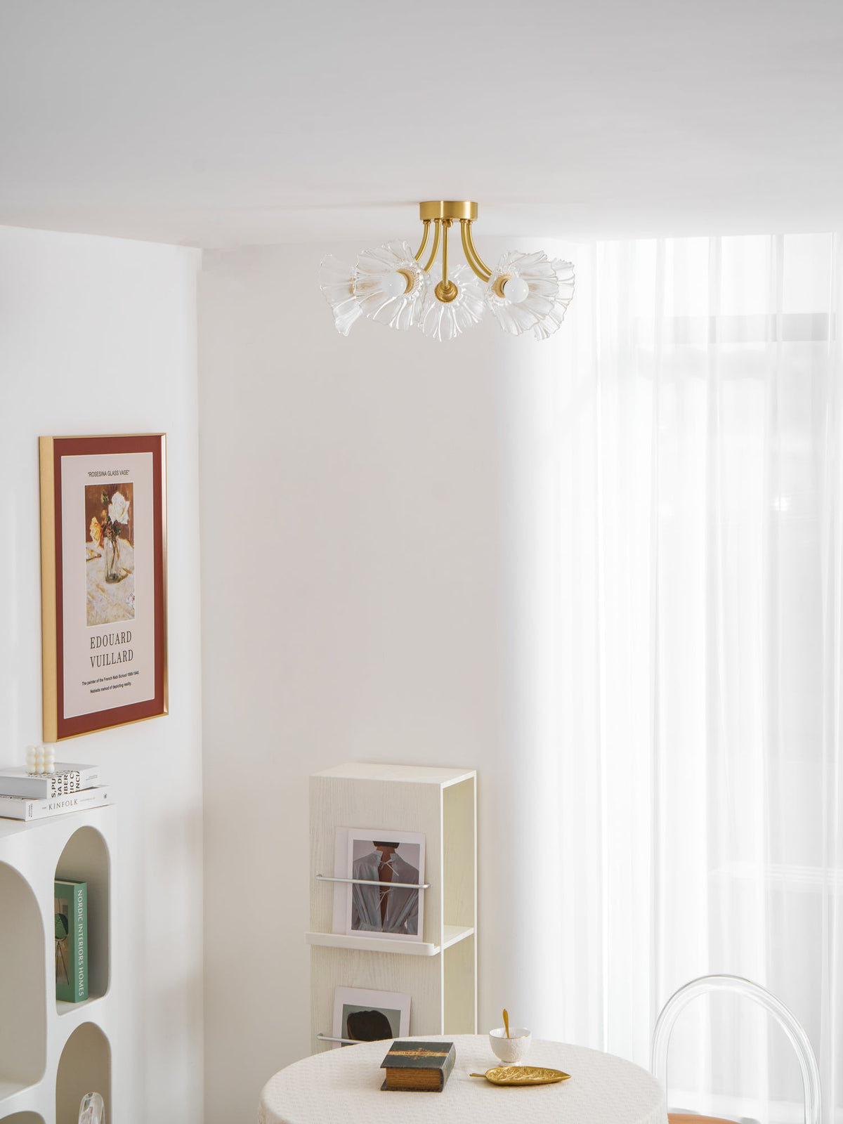 Flower Glass Ceiling Lamp-Lighting > Ceiling Lights-casanuva-casanuva
