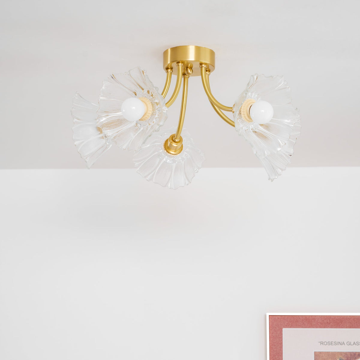 Flower Glass Ceiling Lamp-Lighting > Ceiling Lights-casanuva-casanuva