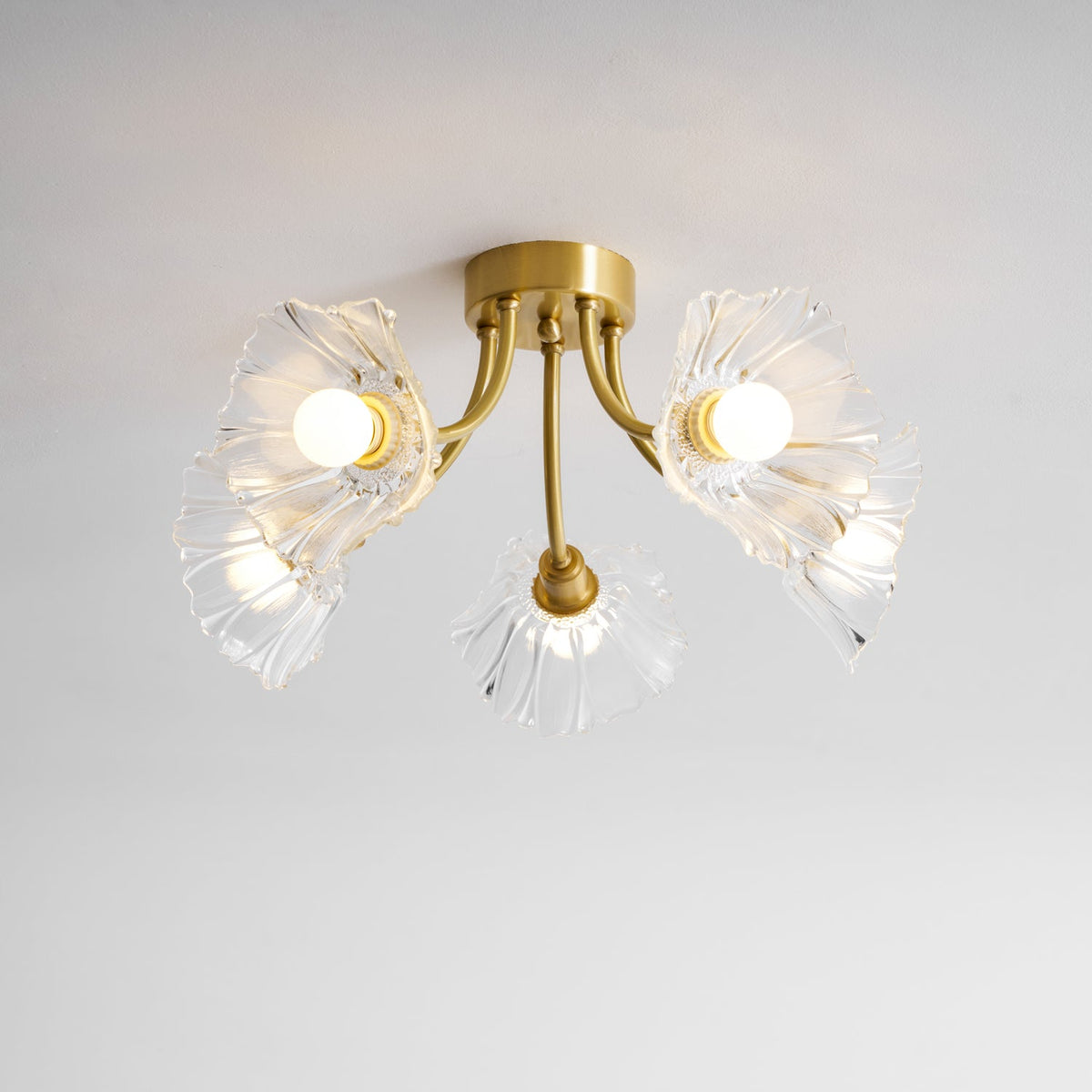 Flower Glass Ceiling Lamp-Lighting > Ceiling Lights-casanuva-casanuva