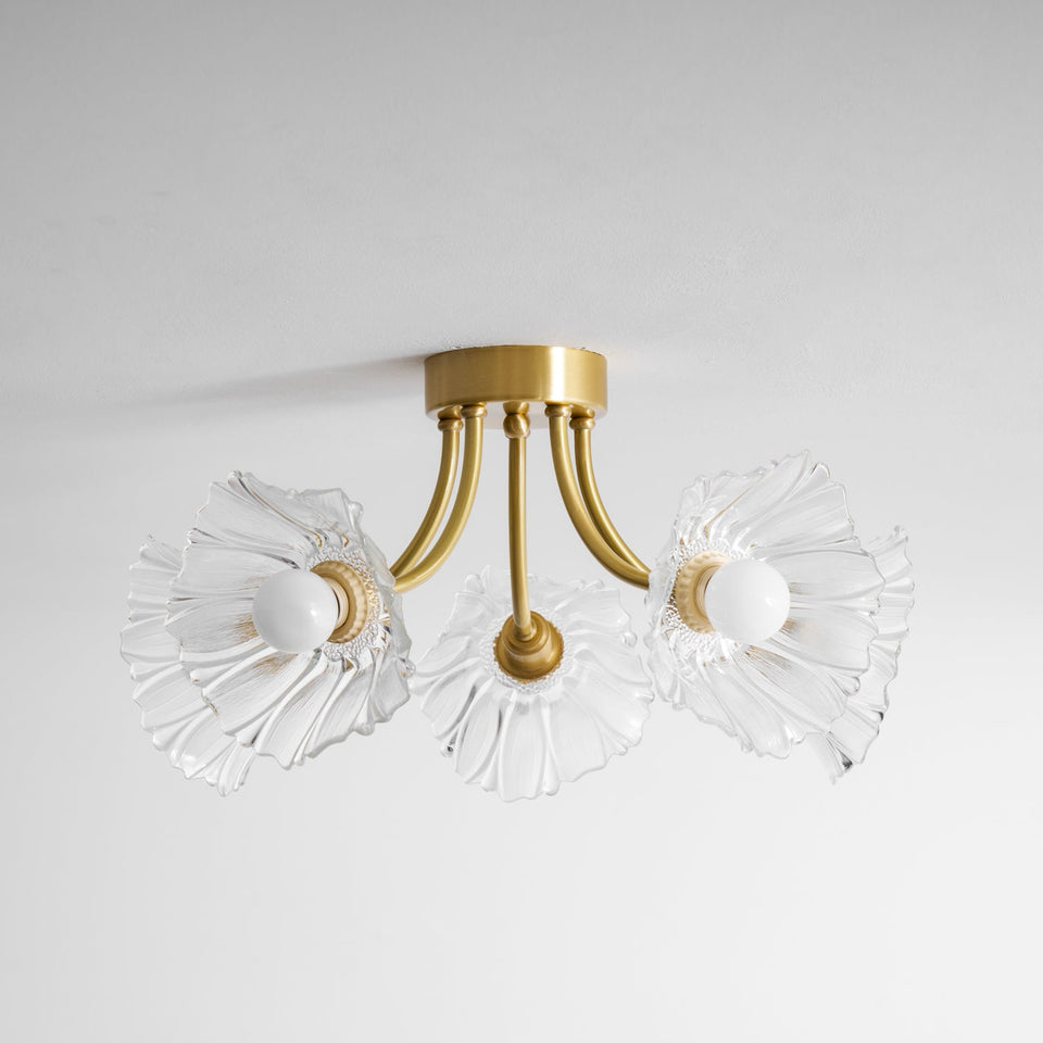 Flower Glass Ceiling Lamp-Lighting > Ceiling Lights-casanuva-casanuva