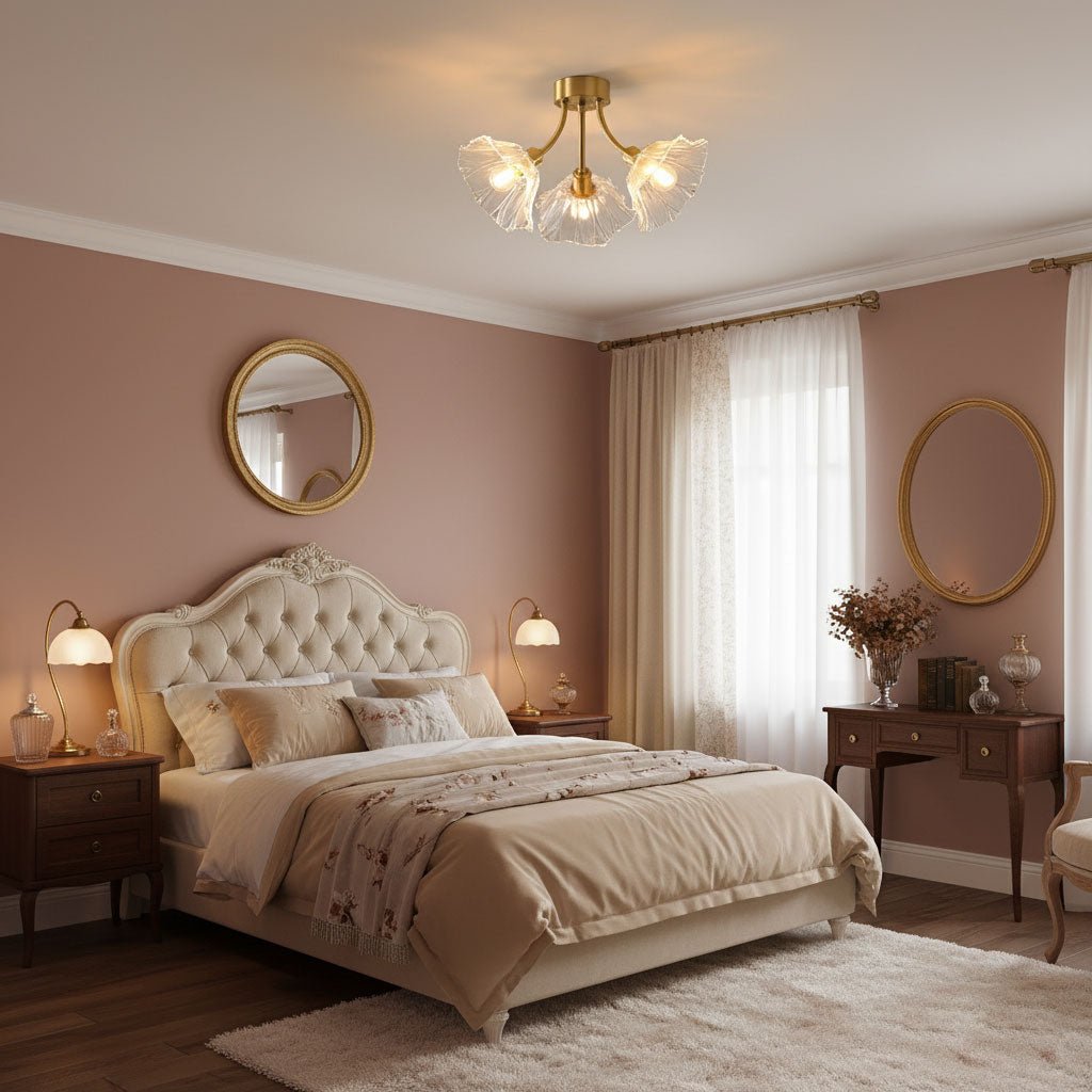 Flower Glass Ceiling Lamp-Lighting > Ceiling Lights-casanuva-casanuva