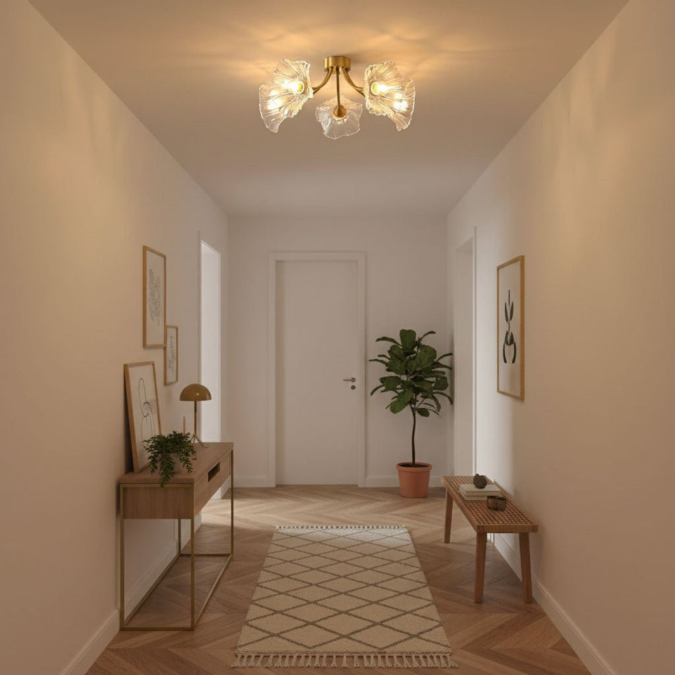 Flower Glass Ceiling Lamp-Lighting > Ceiling Lights-casanuva-casanuva