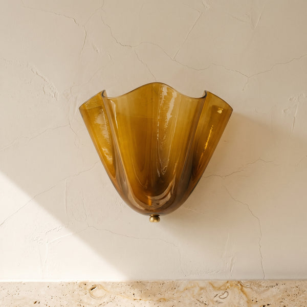 Flower Glass Wall Light-Lighting > Wall Lights-casanuva-casanuva