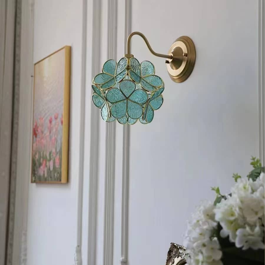 Flower Petal Glass Wall Light-Lighting > Wall Lights-casanuva-casanuva