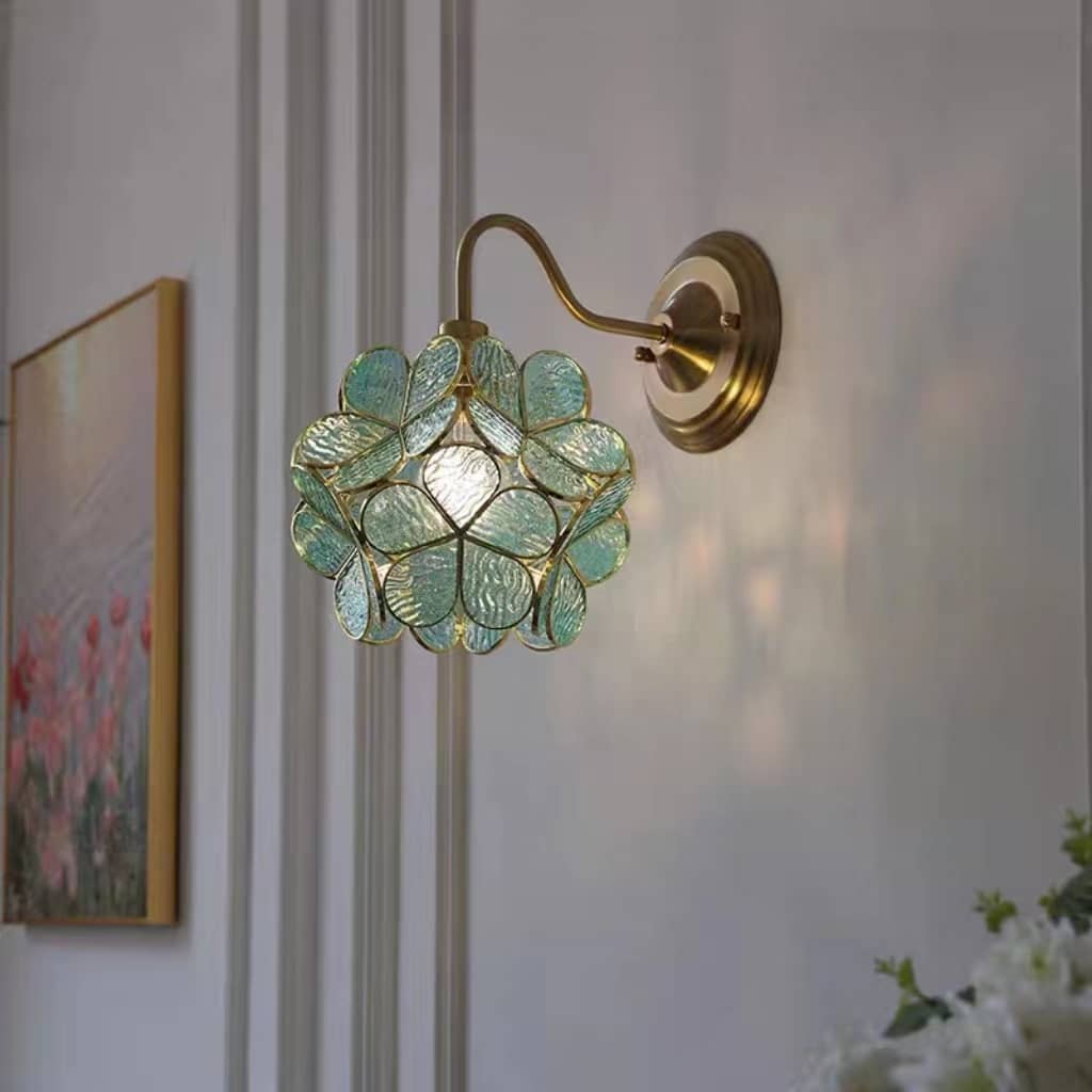Flower Petal Glass Wall Light-Lighting > Wall Lights-casanuva-casanuva