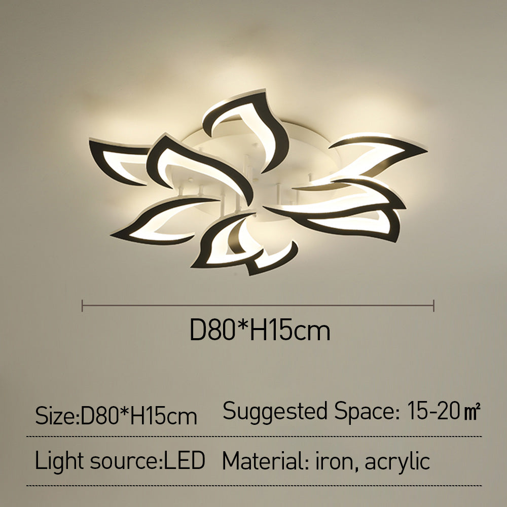 Flower Shape Iron LED Ceiling Light for Living Room-Lighting > Ceiling Lights-casanuva-casanuva