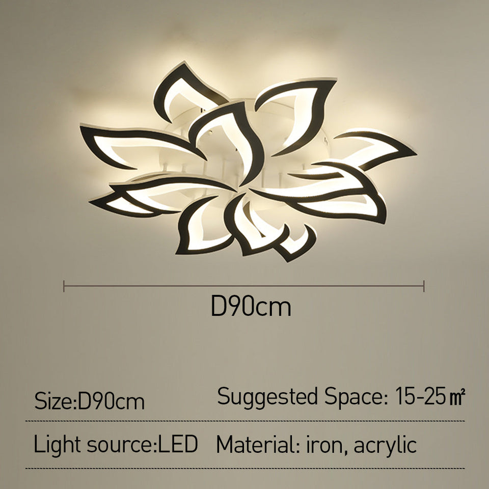Flower Shape Iron LED Ceiling Light for Living Room-Lighting > Ceiling Lights-casanuva-casanuva
