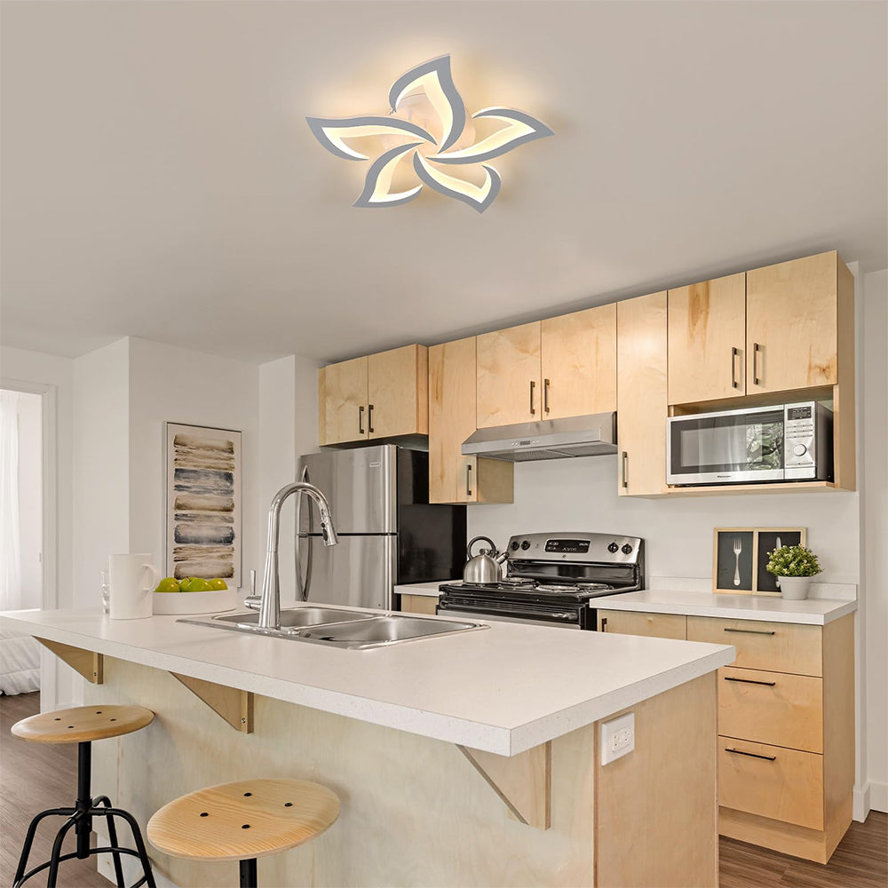 Flower Shape Iron LED Ceiling Light for Living Room-Lighting > Ceiling Lights-casanuva-casanuva