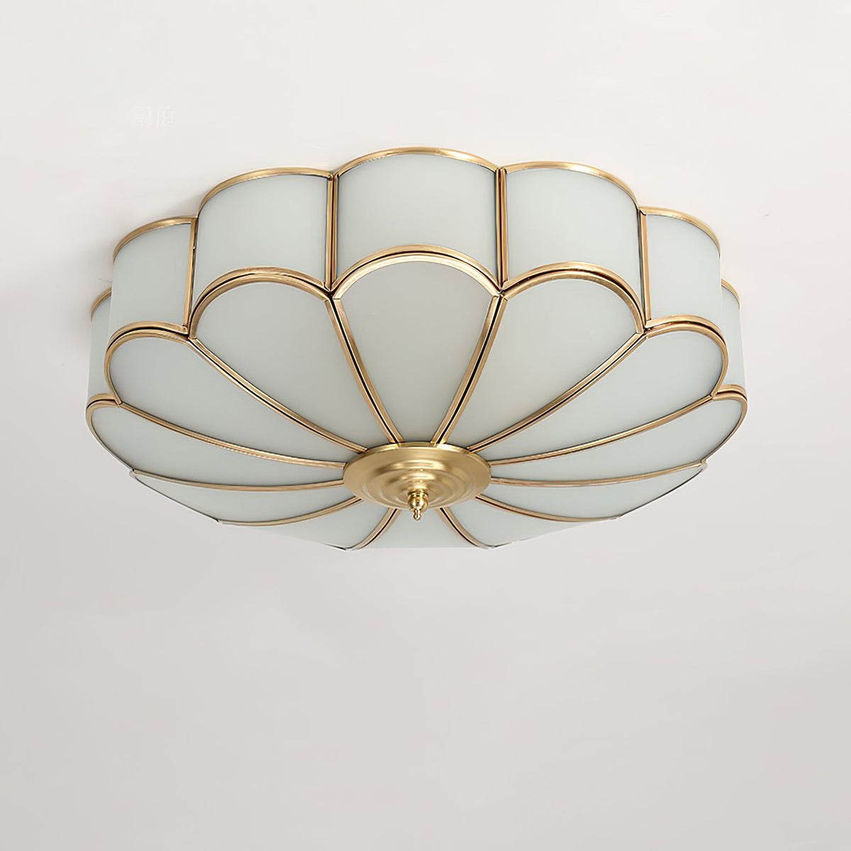Flower Shaped Glass Recessed Ceiling Light Fixture-Lighting > Ceiling Lights-casanuva-casanuva