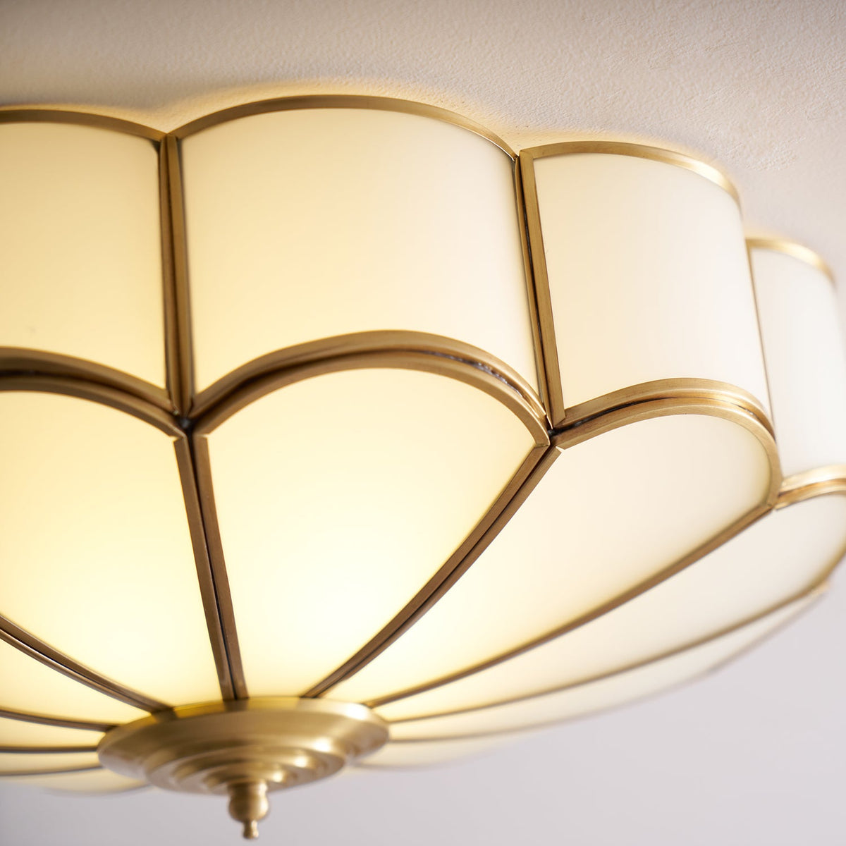Flower Shaped Glass Recessed Ceiling Light Fixture-Lighting > Ceiling Lights-casanuva-casanuva