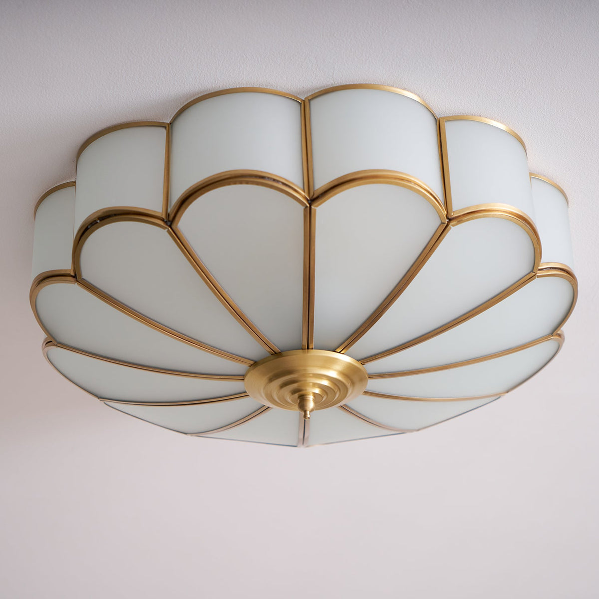 Flower Shaped Glass Recessed Ceiling Light Fixture-Lighting > Ceiling Lights-casanuva-casanuva