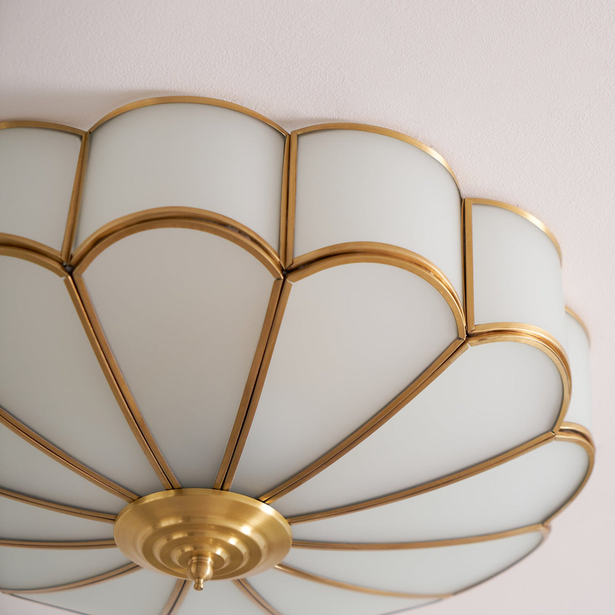 Flower Shaped Glass Recessed Ceiling Light Fixture-Lighting > Ceiling Lights-casanuva-casanuva