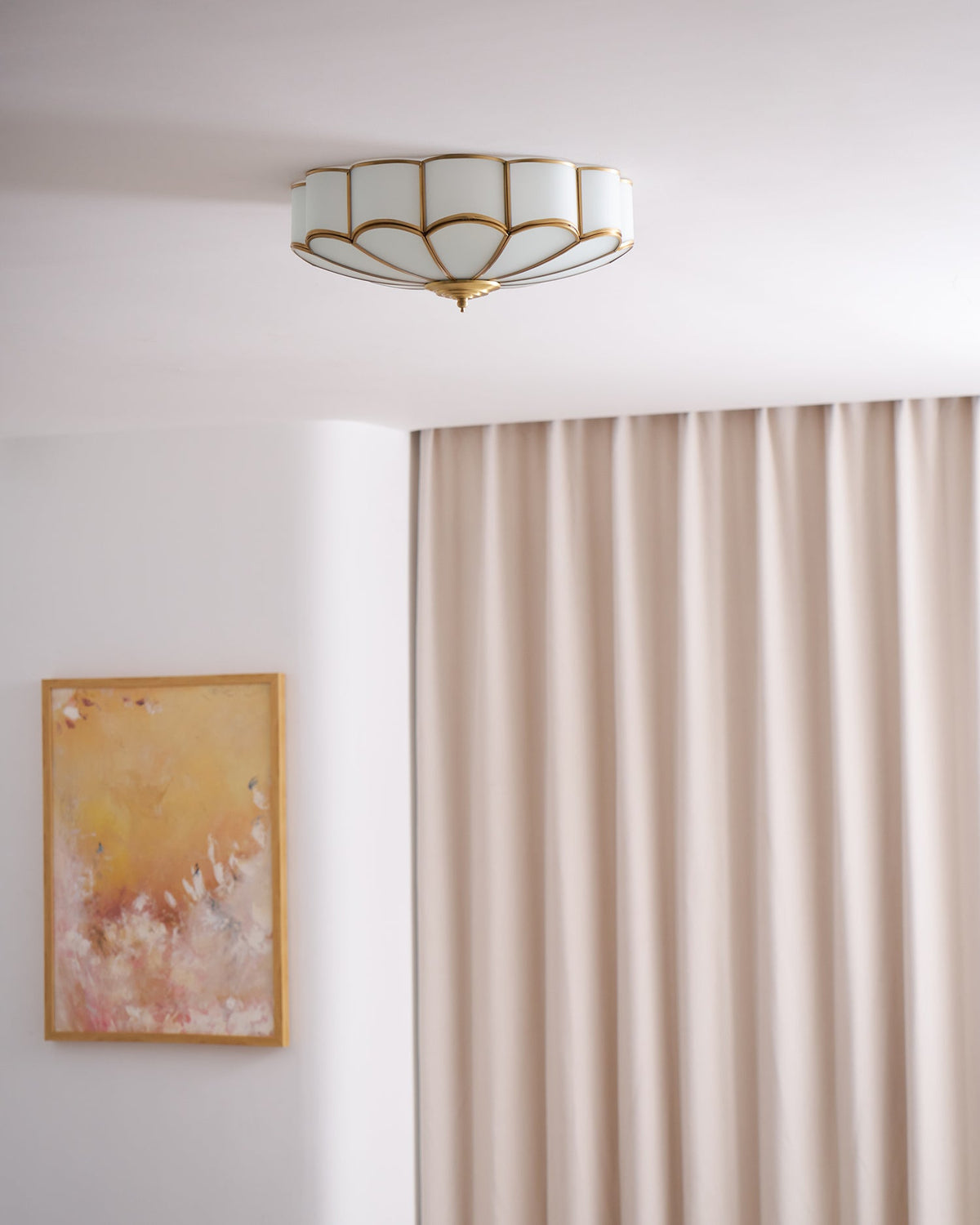 Flower Shaped Glass Recessed Ceiling Light Fixture-Lighting > Ceiling Lights-casanuva-casanuva