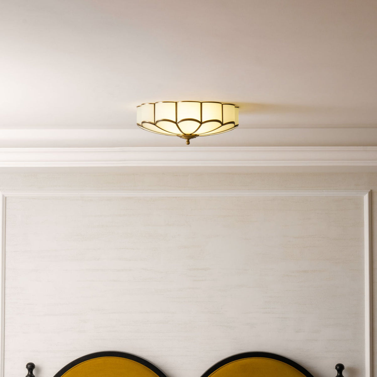 Flower Shaped Glass Recessed Ceiling Light Fixture-Lighting > Ceiling Lights-casanuva-casanuva