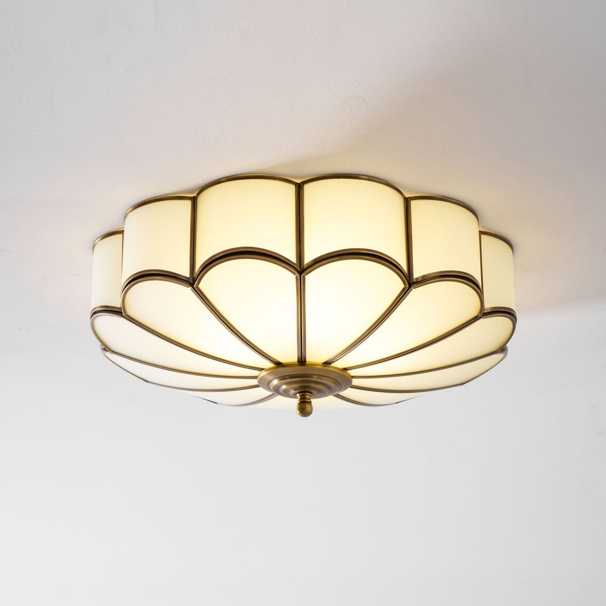 Flower Shaped Glass Recessed Ceiling Light Fixture-Lighting > Ceiling Lights-casanuva-casanuva