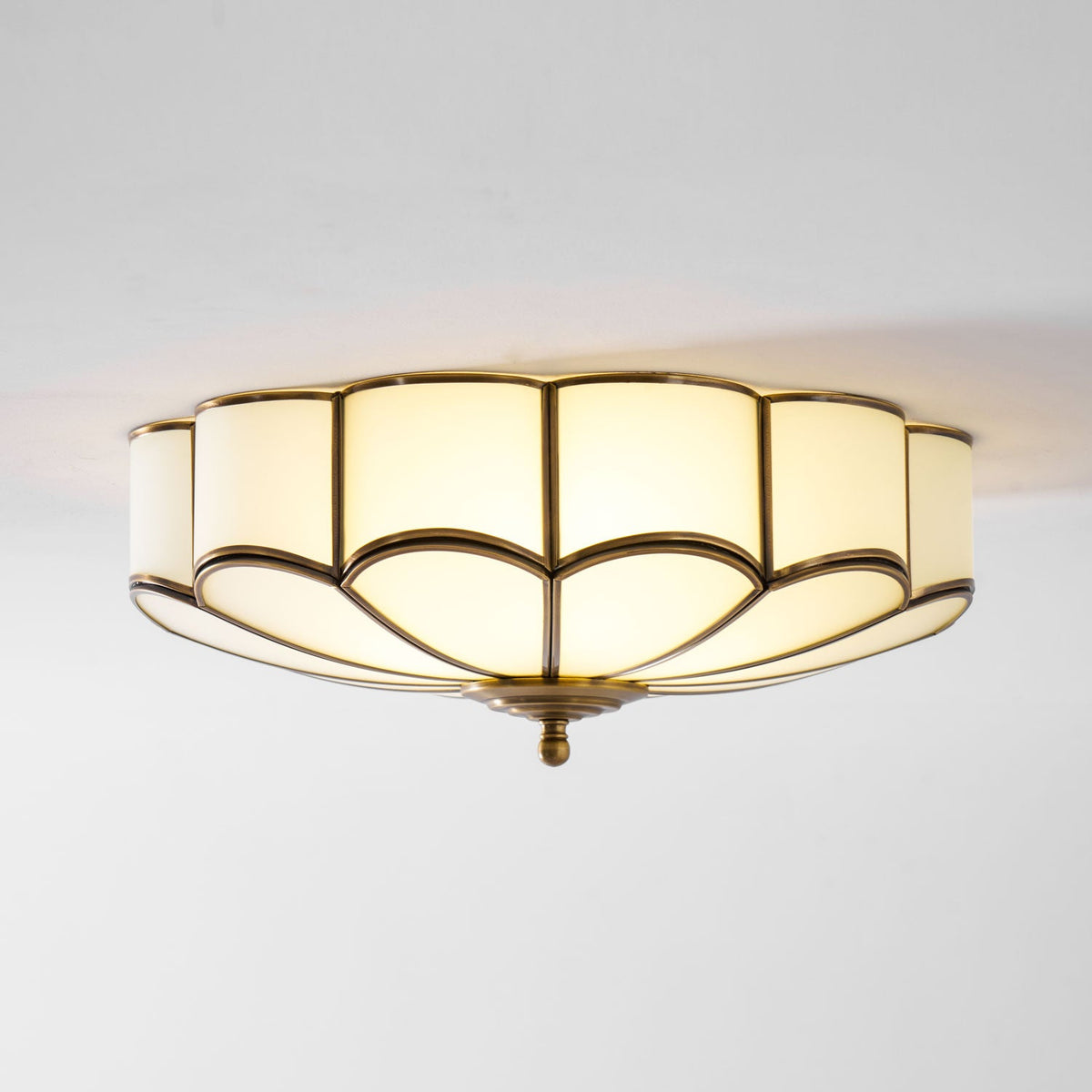 Flower Shaped Glass Recessed Ceiling Light Fixture-Lighting > Ceiling Lights-casanuva-casanuva
