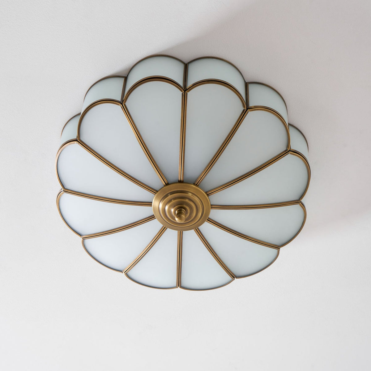 Flower Shaped Glass Recessed Ceiling Light Fixture-Lighting > Ceiling Lights-casanuva-casanuva
