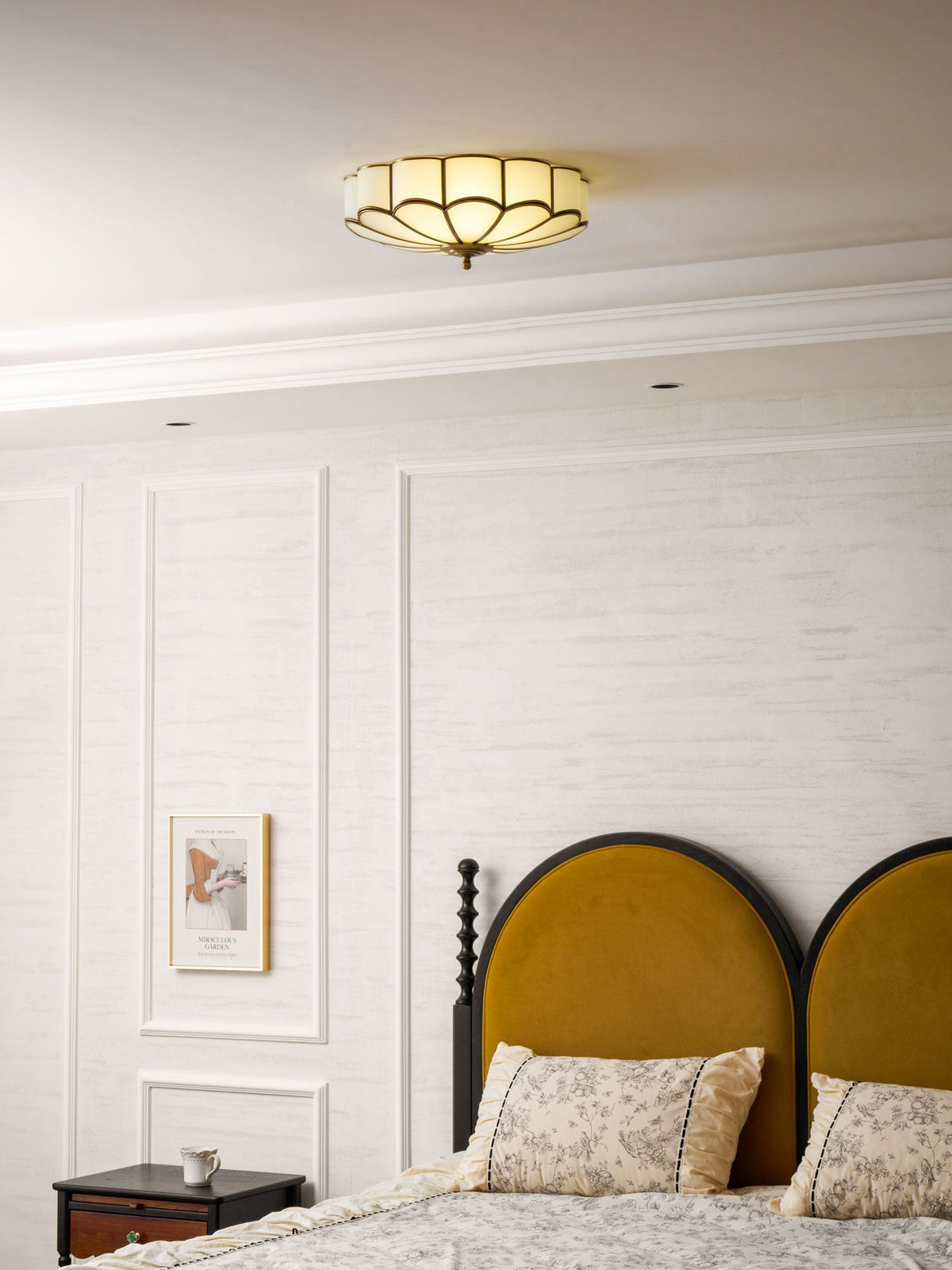Flower Shaped Glass Recessed Ceiling Light Fixture-Lighting > Ceiling Lights-casanuva-casanuva