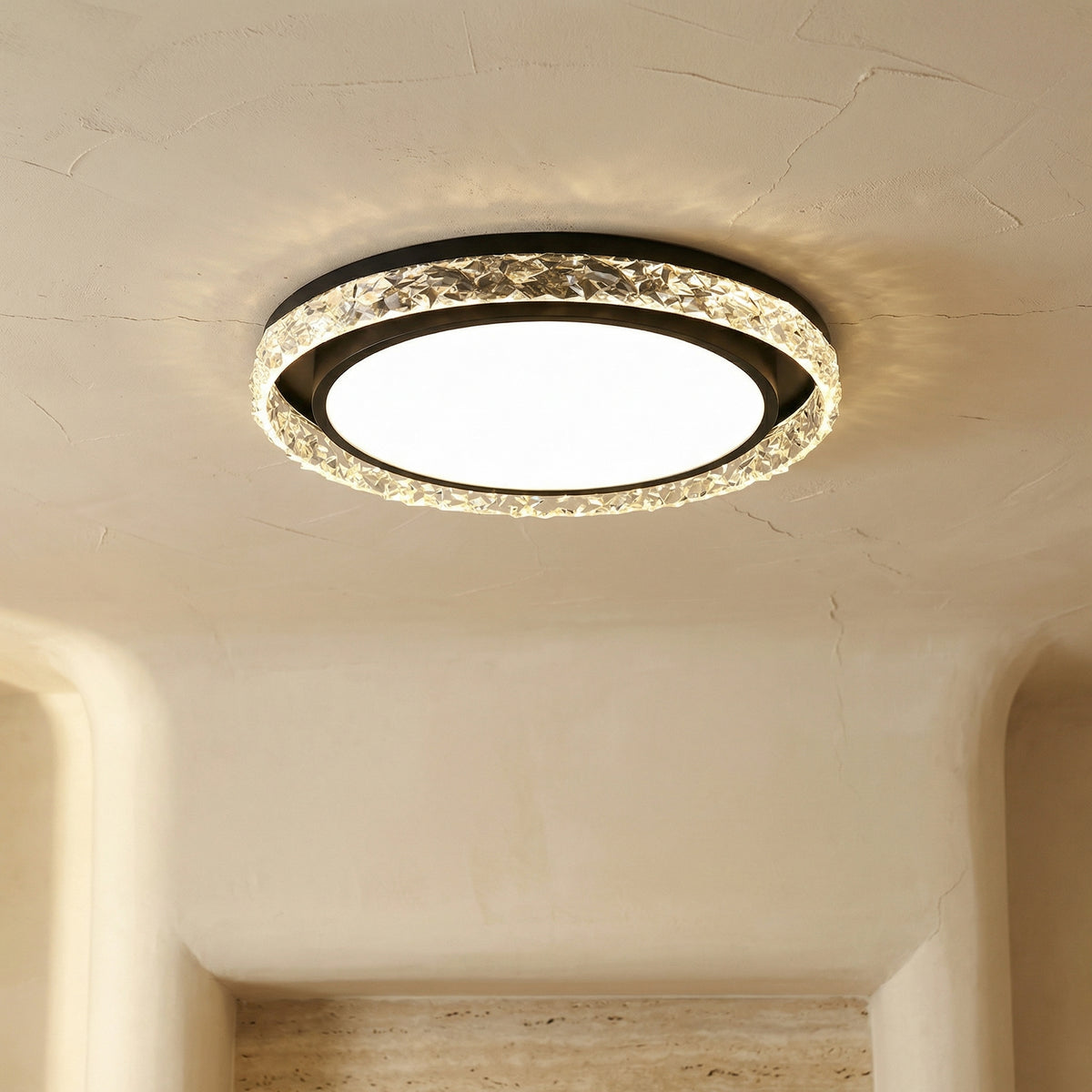 Flush Mount Iron Ceiling Lamp Minimalist Design-Lighting > Ceiling Lights-casanuva-casanuva
