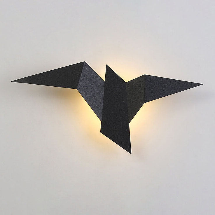 Flying Bird Metal LED Wall Sconce Light-Lighting > Wall Lights-casanuva-Black-Warm Light (3000K)-100V-120V-casanuva