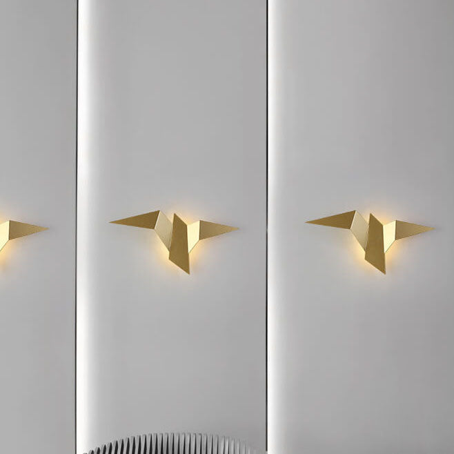 Flying Bird Metal LED Wall Sconce Light-Lighting > Wall Lights-casanuva-Gold-White Light (6000K)-220V-240V-casanuva