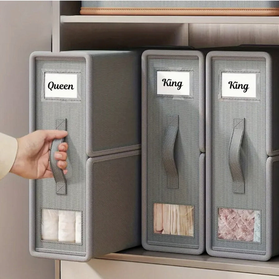Foldable Bedding Organizer for Neat and Tidy Storage-Home Decor > Decorative Accessories-casanuva-casanuva