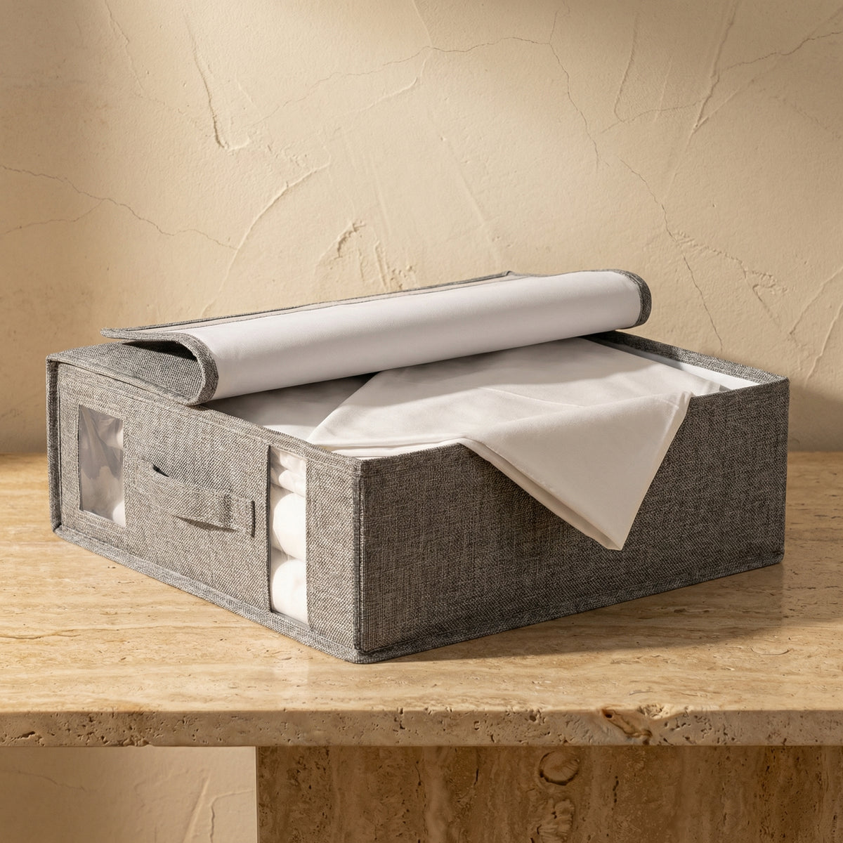Foldable Bedding Organizer for Neat and Tidy Storage-Home Decor > Decorative Accessories-casanuva-casanuva