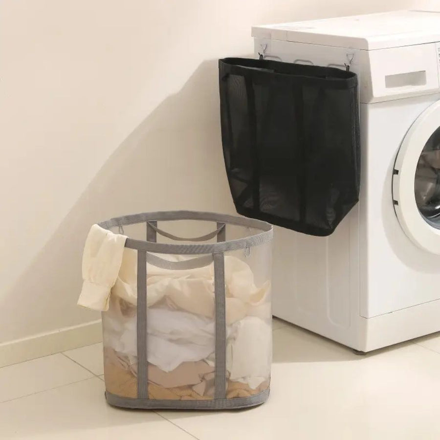 Foldable Laundry Basket Stylish Breathable Design for Tidy Spaces-Home Decor > Decorative Accessories-casanuva-casanuva