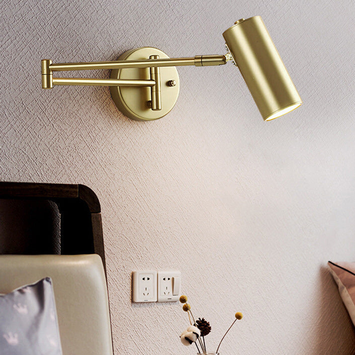 Folding Telescopic Long Pole Wall Sconce Lamp 1-Light Nordic Minimalist-Lighting > Wall Lights-casanuva-casanuva
