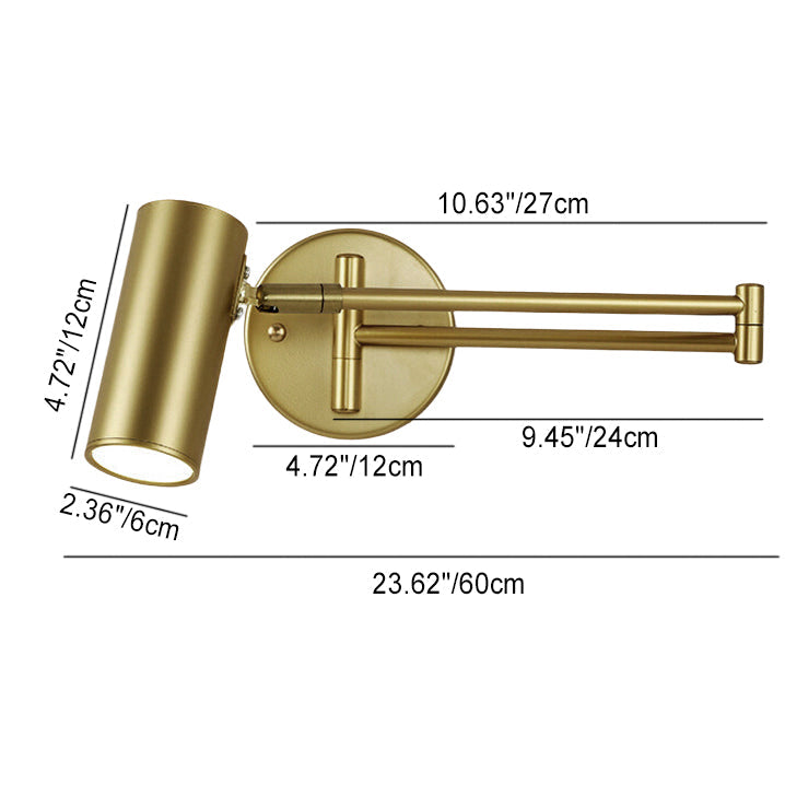 Folding Telescopic Long Pole Wall Sconce Lamp 1-Light Nordic Minimalist-Lighting > Wall Lights-casanuva-casanuva