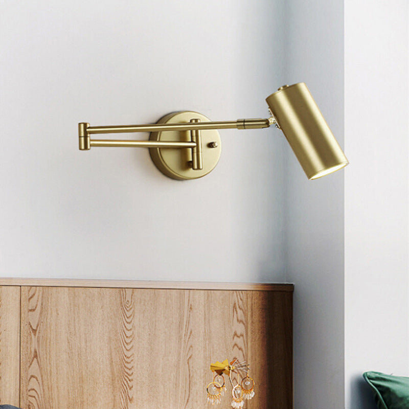 Folding Telescopic Long Pole Wall Sconce Lamp 1-Light Nordic Minimalist-Lighting > Wall Lights-casanuva-casanuva