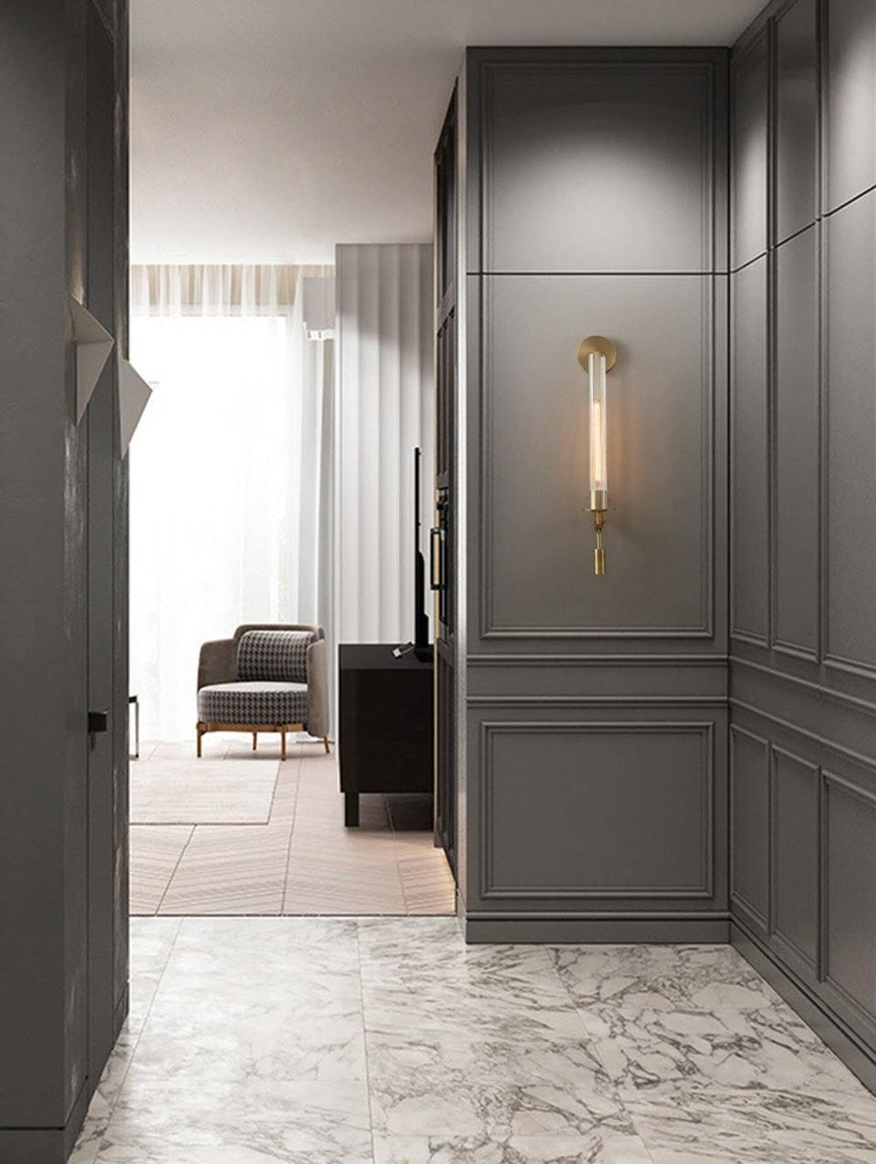 French Classic Wall Lamp-Lighting > Wall Lights-casanuva-casanuva