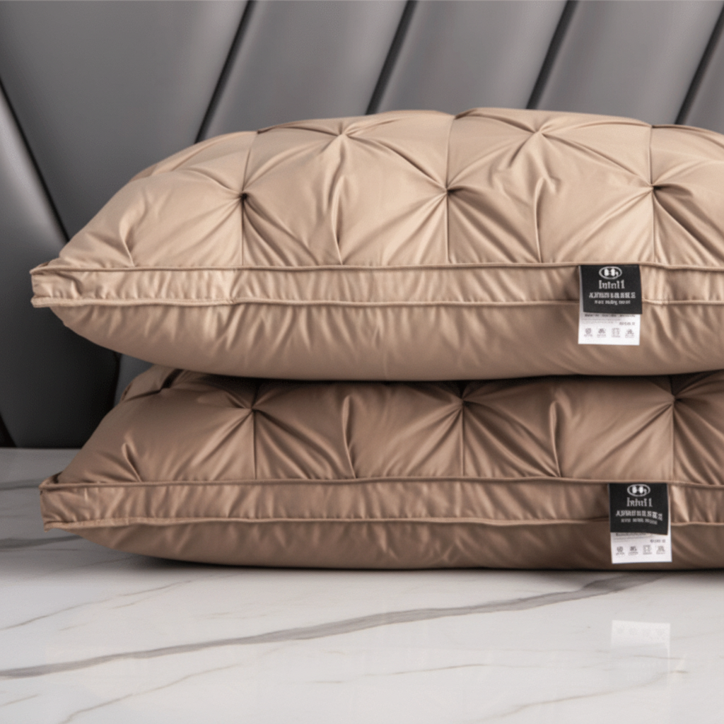 Full-Ended Luxury Pillow for Restful Sleep-Bedding & Bath > Pillowcases-casanuva-Brown-casanuva