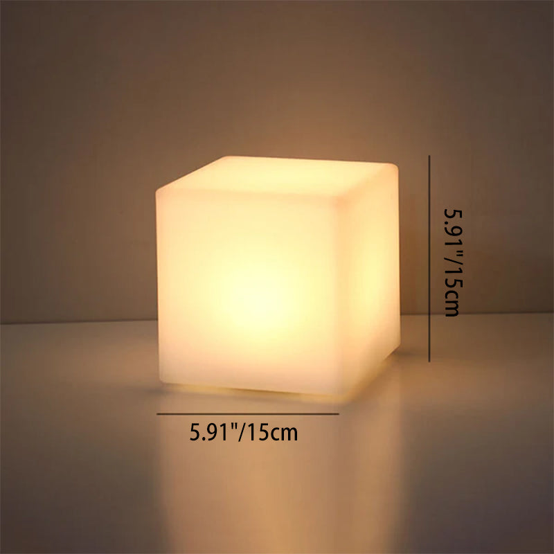 Geometric LED Battery Operated Remote Night Light Table Lamp-Lighting > Ambient Lighting-casanuva-casanuva