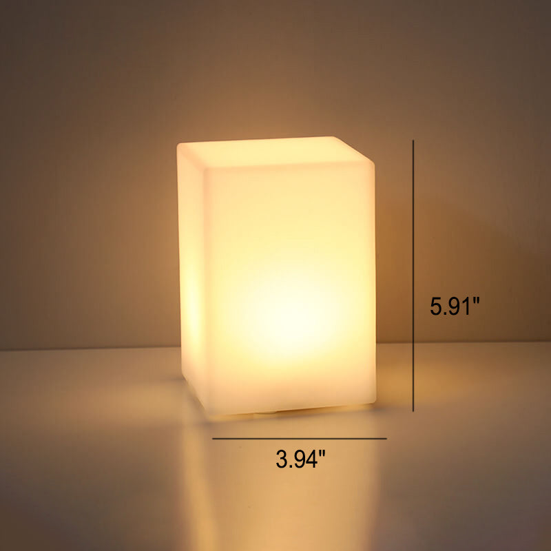Geometric LED Battery Operated Remote Night Light Table Lamp-Lighting > Ambient Lighting-casanuva-casanuva