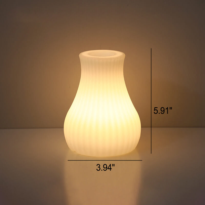 Geometric LED Battery Operated Remote Night Light Table Lamp-Lighting > Ambient Lighting-casanuva-casanuva