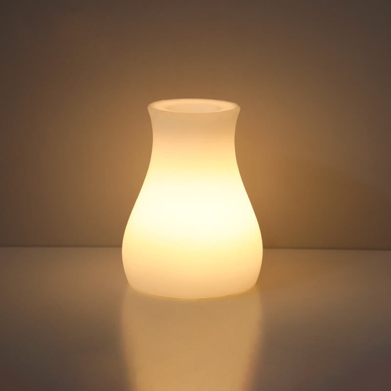 Geometric LED Battery Operated Remote Night Light Table Lamp-Lighting > Ambient Lighting-casanuva-Vase-casanuva
