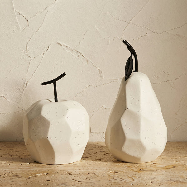 Geometric Resin Fruit Sculpture-Home Decor > Sculptures & Figurines-casanuva-casanuva